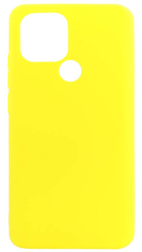 Силиконовый чехол для Xiaomi Redmi A1 Plus матовый желтый
