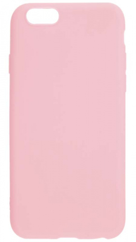 Силиконовый чехол для Apple iPhone 6/6S матовый розовый