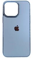 Силиконовый чехол Dikex для Apple iPhone 14 Pro Max голубой