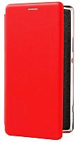 Чехол-книга OPEN COLOR для Sony Xperia XA2 Plus с визитницей красный