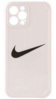 Силиконовый чехол для Apple iPhone 12 Pro Max борт с рисунками Nike