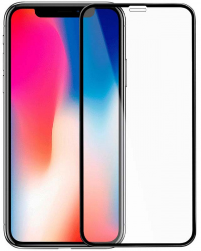 Стекло защитное 3D Krutoff Group для iPhone X/XS (black) техпак Стекло защитное 3D Krutoff Group для iPhone X/XS (black) техпак