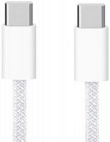 Кабель USB WALKER C860 65W, Type-C-Type-C PD, нейлон, 2м белый
