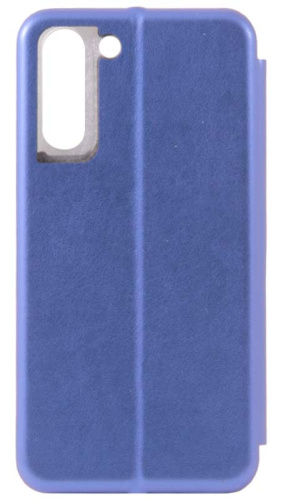 Чехол-книга OPEN COLOR для Samsung Galaxy S21 FE синий фото 2