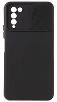 Силиконовый чехол для Huawei Honor 10x Lite camera protection неоновый черный