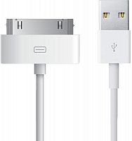 Кабель USB 2.0 - Apple iPhone/iPod/iPad с разъемом 30pin, 1м, OLMIO