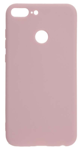 Силиконовый чехол для Huawei Honor 9 Lite бледно-розовый