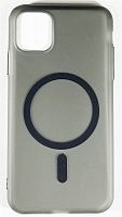Задняя накладка MagSafe для Apple Iphone 11 матовый черный