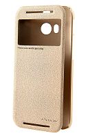 Чехол футляр-книга Nillkin для HTC One2/M8 (Golden с окном (Sparkle Series))