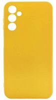Силиконовый чехол для Samsung Galaxy A14/A145 матовый желтый
