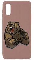 Силиконовый чехол для Samsung Galaxy A02/A022 злой медведь