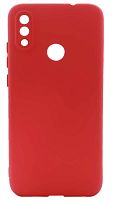 Силиконовый чехол для Xiaomi Redmi Note 7 с защитой камеры красный