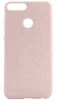 Силиконовый чехол для Huawei Honor 9 Lite Soft бледно-розовый