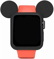 Чехол для часов для Apple Watch 38mm Mickey Mouse чёрный