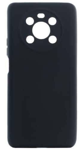 Силиконовый чехол Soft Touch для Honor X9 с защитой камеры черный