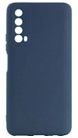 Силиконовый чехол Soft Touch для Huawei P Smart (2021) синий