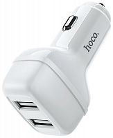 АЗУ 2 USB HOCO Z36 Leader 2400mA белый