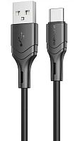 Кабель USB - Type-C Borofone BX99 Method 1.0м 3,0А PD чёрный