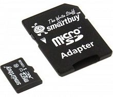 128GB карта памяти MicroSDXC class10 Smartbuy +SD адаптер