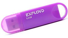 64GB флэш драйв Exployd 570 2.0 фиолетовый