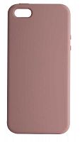 Силиконовый чехол Soft Touch для Apple iPhone 5/5S/SE бледно-розовый