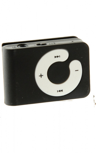 MP3 плеер с наушниками Матовый (черный)