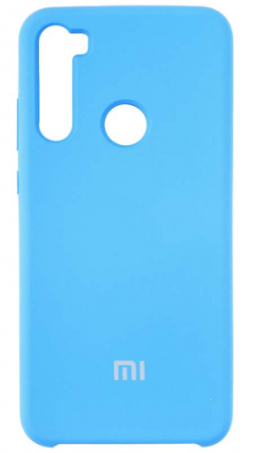 Задняя накладка Soft touch для Xiaomi Redmi Note 8T голубой