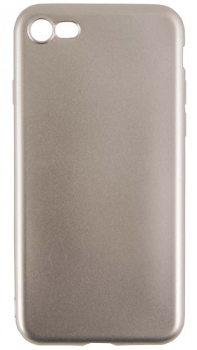 Силиконовый чехол New Metallic для Apple iPhone 7/8 матовый золотой