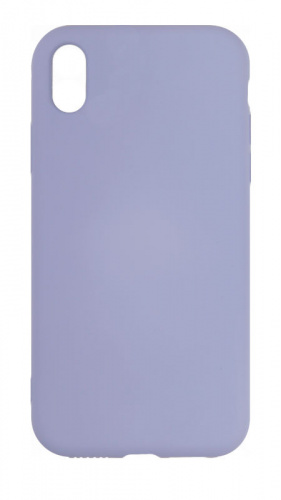 Силиконовый чехол Soft Touch для Apple iPhone XR ультратонкий без лого сиреневый