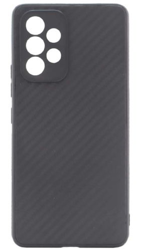 Силиконовый чехол для Samsung Galaxy A53/A536 карбон черный