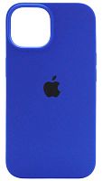 Задняя накладка Soft Touch для Apple Iphone 15 ярко-синий