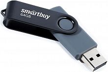 64GB флэш драйв Smart Buy Twist, чёрный