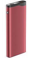 Внешний аккумулятор QL-10, 10000mAh, 22.5W QuickCharge3.0/PowerDelivery LCD OLMIO красный