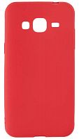 Силиконовый чехол для Samsung Galaxy J320/J3 (2016) ультратонкий красный