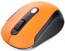 Мышь беспров. Gembird MUSW-420-3, 2.4ГГц, оранжеый, 4кн, 1600DPI, блистер