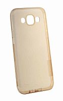 Силиконовый чехол Nillkin для SAMSUNG SM-E500F Galaxy E5 (прозрачно-золотой)