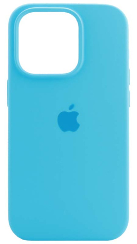 Задняя накладка Soft Touch для Apple Iphone 14 Pro небесно-голубой
