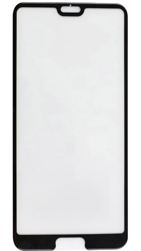 Противоударное стекло для Huawei P20 с полной проклейкой 5d чёрный