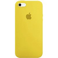 Задняя накладка Soft Touch для Apple iPhone 5/5S/SE лимонный