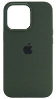 Задняя накладка Soft Touch для Apple Iphone 13 Pro темно-зеленый