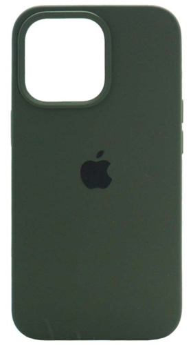 Задняя накладка Soft Touch для Apple Iphone 13 Pro темно-зеленый