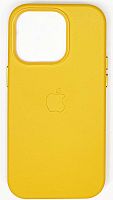 Силиконовый чехол MagSafe для Apple iPhone 14 Pro кожа рыжий
