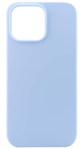 Силиконовый чехол Soft Touch для Apple iPhone 14 Pro Max без лого голубой