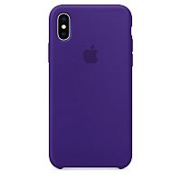 Задняя накладка Soft Touch для Apple iPhone X/XS ярко-синий