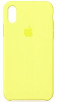 Задняя накладка Soft Touch для Apple iPhone XR лимонный