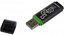 128GB флэш драйв Smart Buy Glossy, серый, USB3.0 SB128GBGS-DG