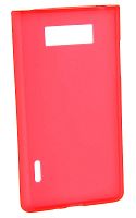 Силиконовый чехол матовый для  LG Орtimus P700/P705/L7 красный