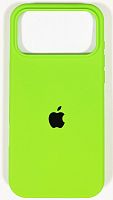 Задняя накладка Soft Touch для Apple iPhone 17 Pro Max салатовый