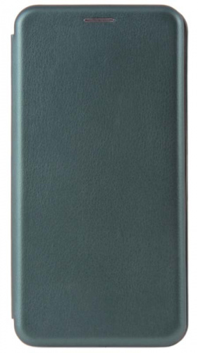 Чехол-книга OPEN COLOR для Samsung Galaxy A8 Plus/A730 изумрудный