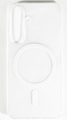 Задняя накладка MagSafe для Samsung Galaxy S25 матовый белый